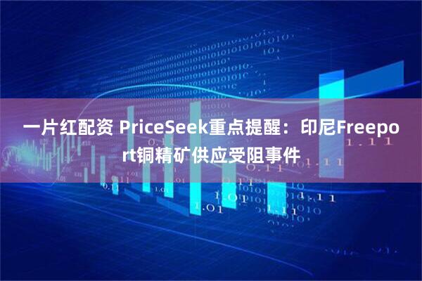 一片红配资 PriceSeek重点提醒：印尼Freeport铜精矿供应受阻事件